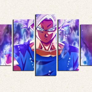 Cuadro 5 piezas Goku de Frente