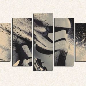 Cuadro 5 piezas Stormtrooper
