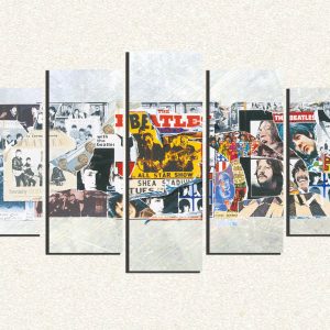 Cuadro 5 piezas The Beatles