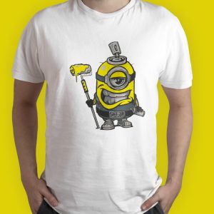 Polera Minion Grafiti