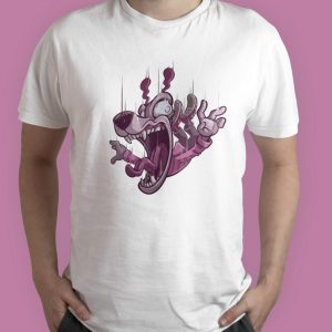 Polera Perro Cayendo