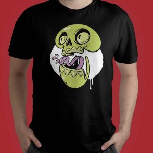 Polera Calavera Verde