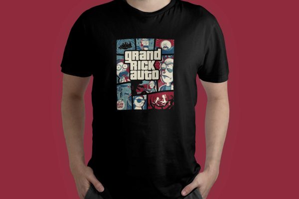 Polera Rick And Morty Auto