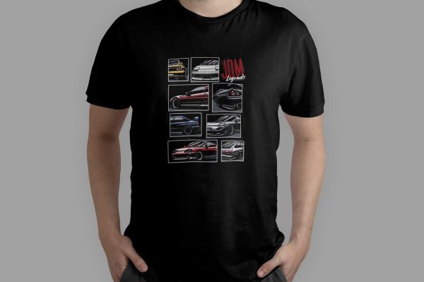 Polera JDM Legends colores
