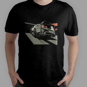 Polera Nissan Skyline gris